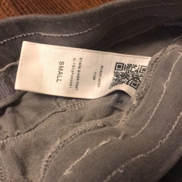 EUC True Religion Charcoal Grey Stars Biker Pant High Waisted Joggers - Picture 8 of 8